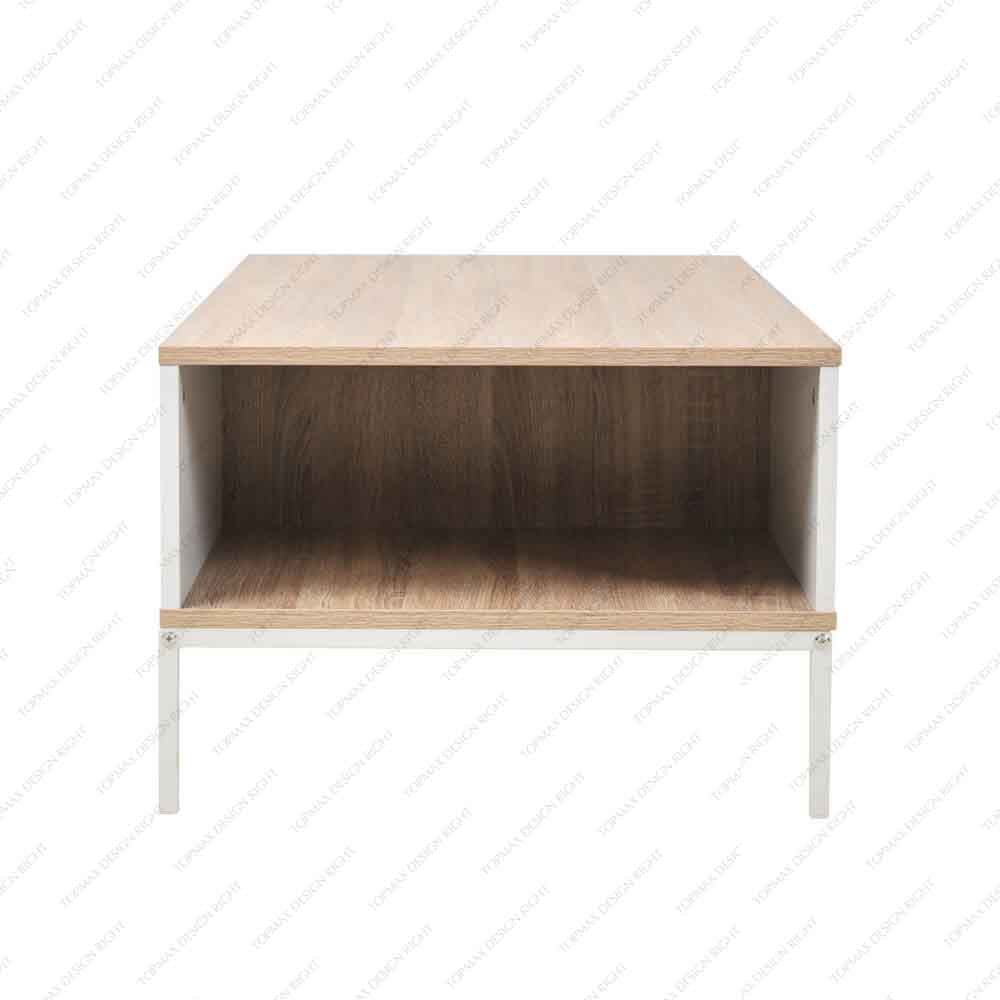 Factory Natural Wood Coffee Table Small Square Side Coffee Table For Living Room 31509D