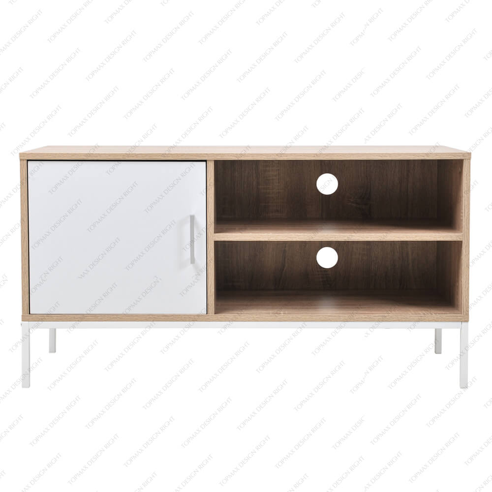 Wholesale Television Stands White TV Cabinet With Doors 31509C