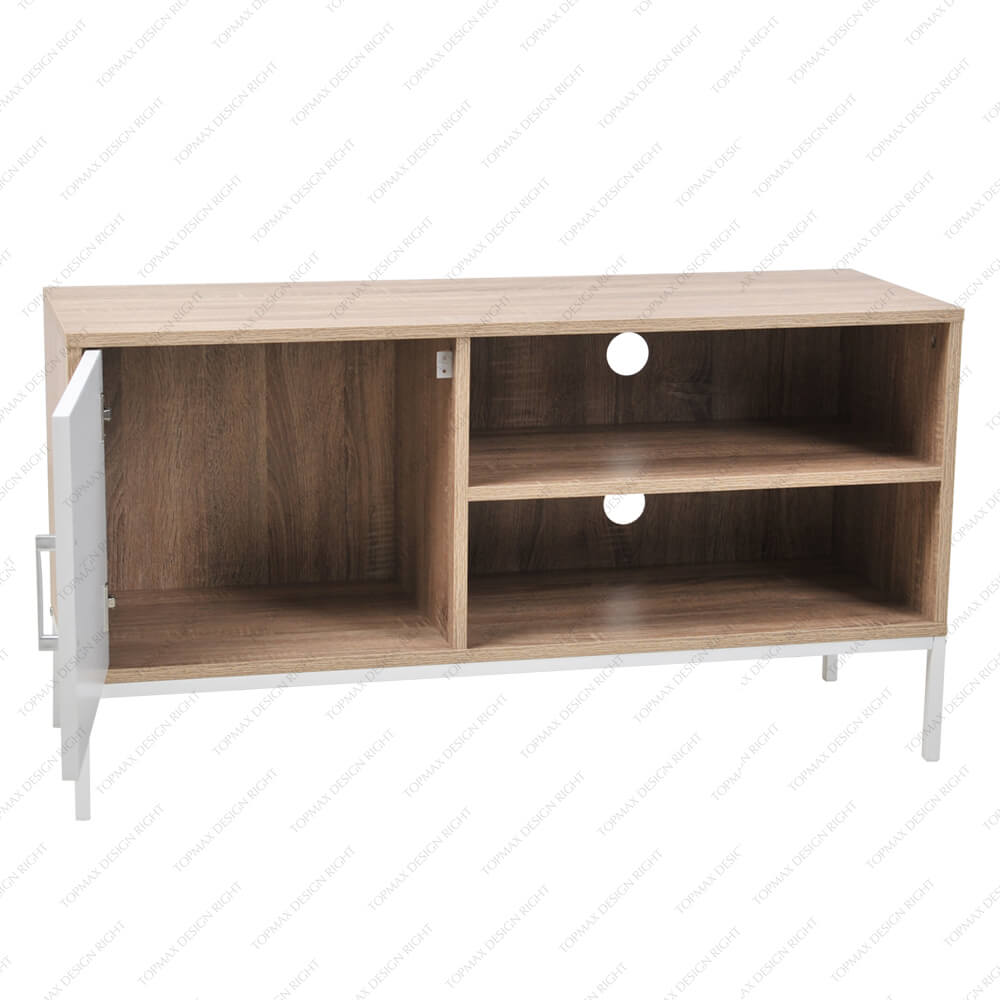 Wholesale Television Stands White TV Cabinet With Doors 31509C