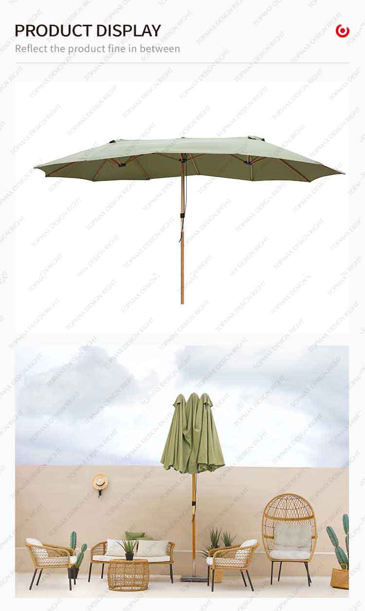 bamboo beach umbrella