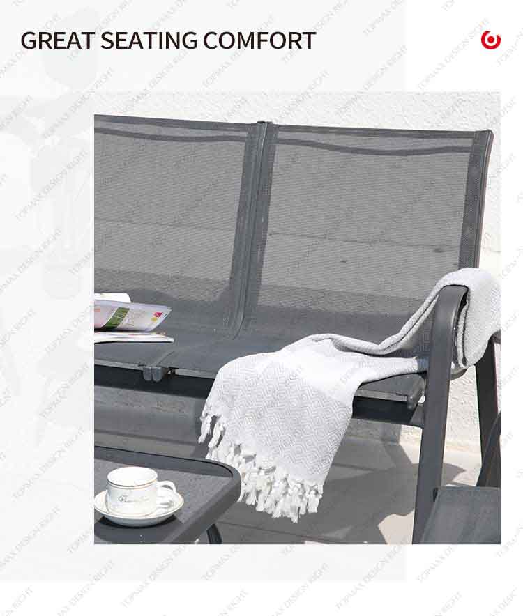 outdoor sling sofa