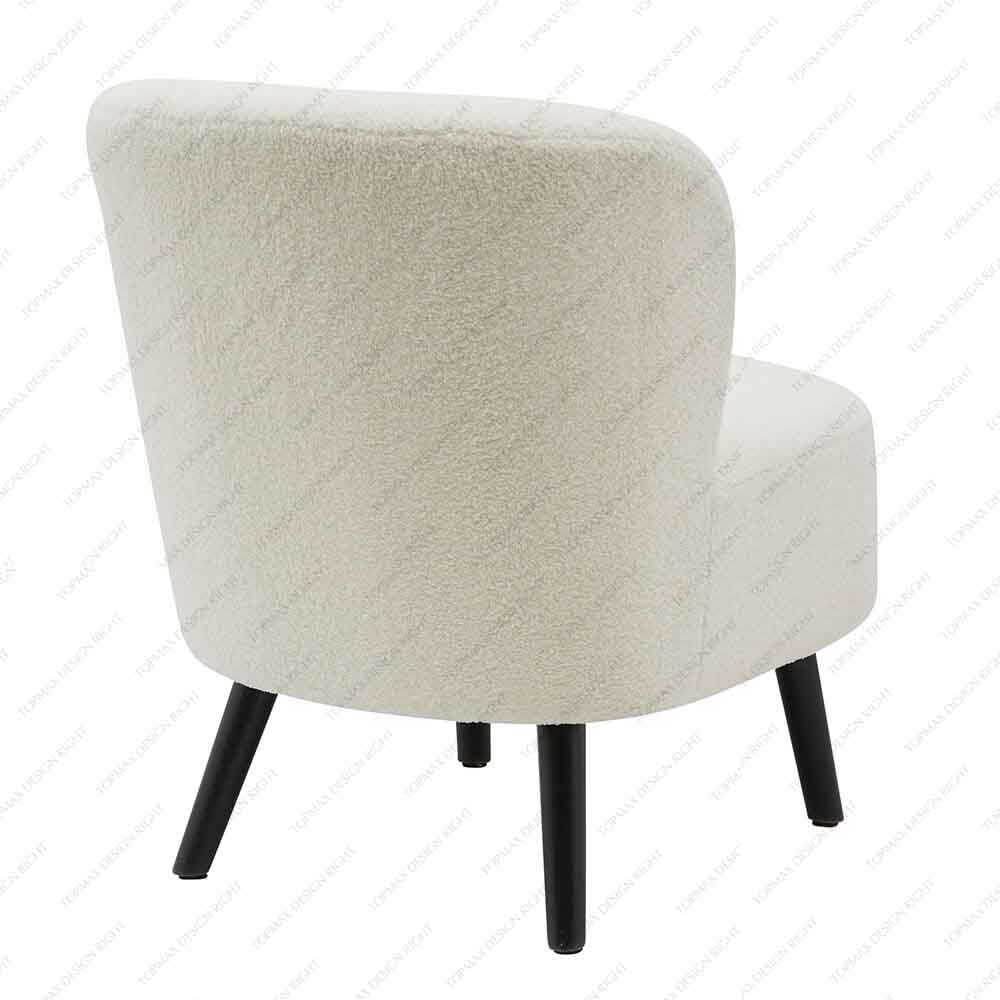 Modern Cream Comfy Accent Chair For Living Room 75071L