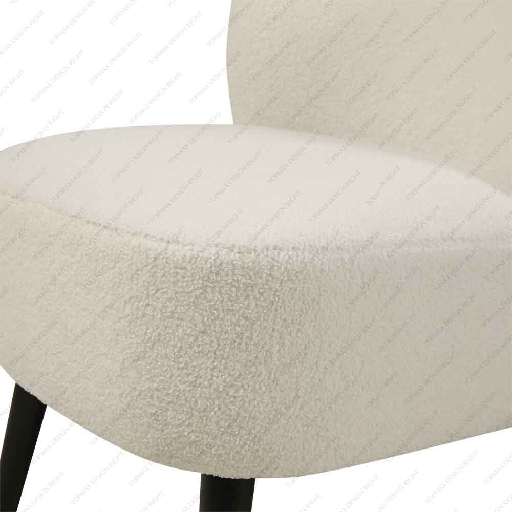 Modern Cream Comfy Accent Chair For Living Room 75071L