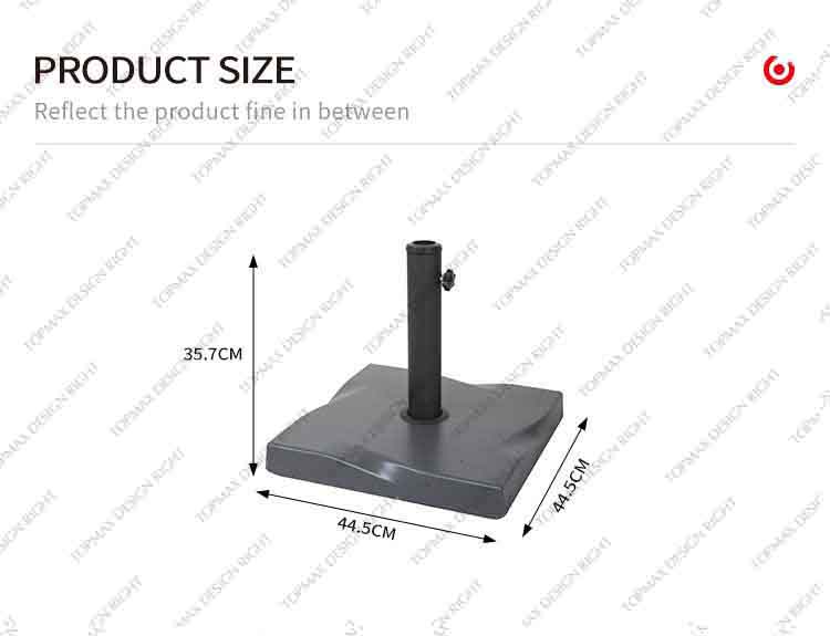 concrete parasol base weights