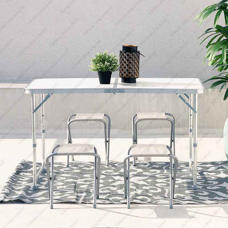 BBQ Picnic Outdoor Folding Table And Chairs Set 40303B-SET