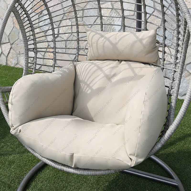 Modern Custom Outdoor Furniture Egg Hanging Swing Chair With Stand 52090C