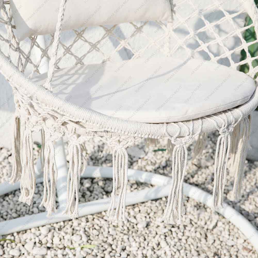 Macrame Cotton Rope Adult Swing Chair Hammock Chair 68429-PLC