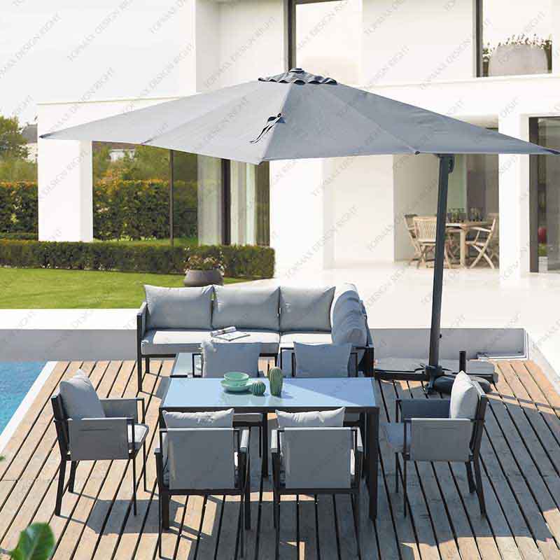 Outdoor Sofa And Table Set Comfy Bistro Set Furniture 24194D-SET7