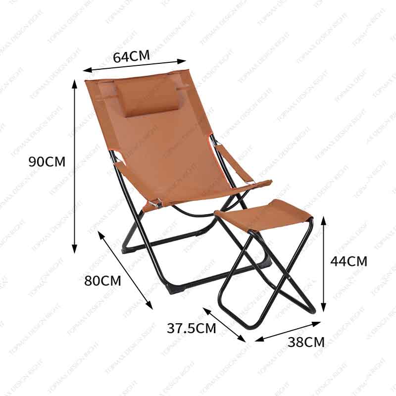 Sunnylife Beach Chair With Footrest Relax 20386BT-3-PT SET2