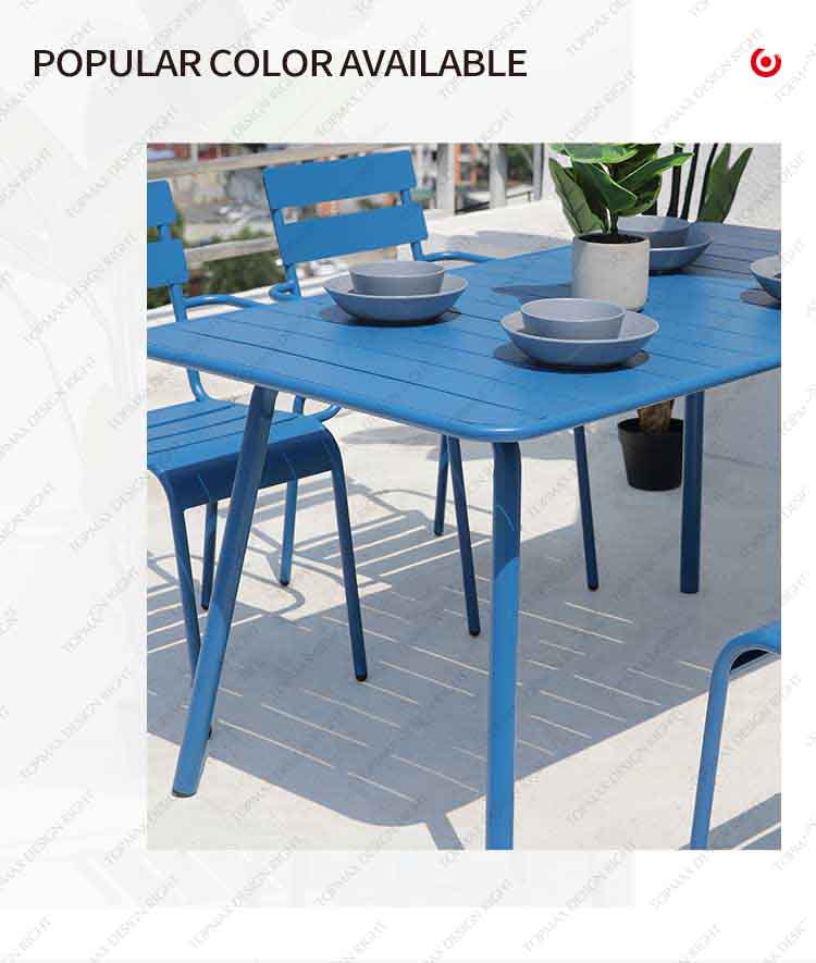 small outdoor table