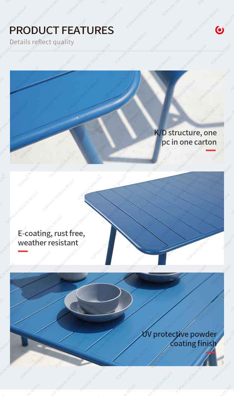 small outdoor table