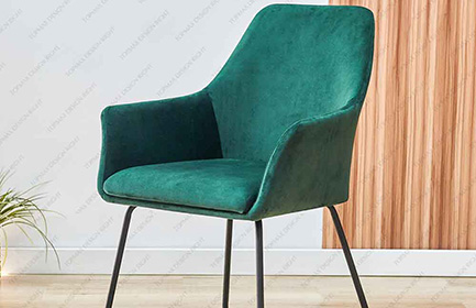 The Process Of Customizing Dark Green Dining Chairs