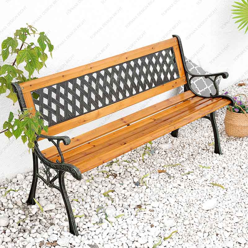 Wholesale Outdoor Metal Garden Bench Park Bench For Sale 23203AP