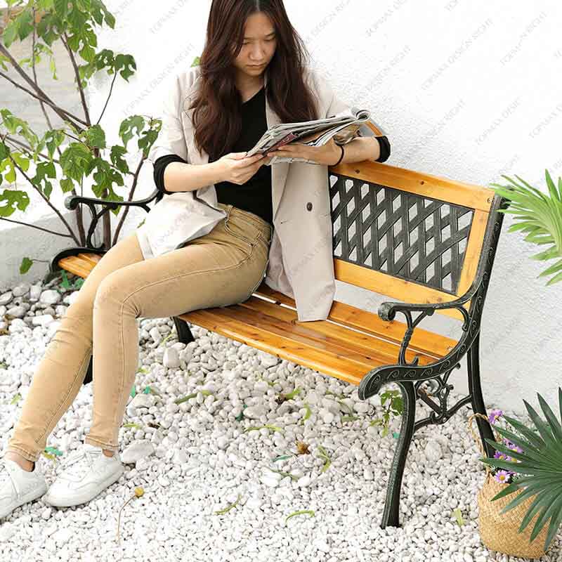 Wholesale Outdoor Metal Garden Bench Park Bench For Sale 23203AP