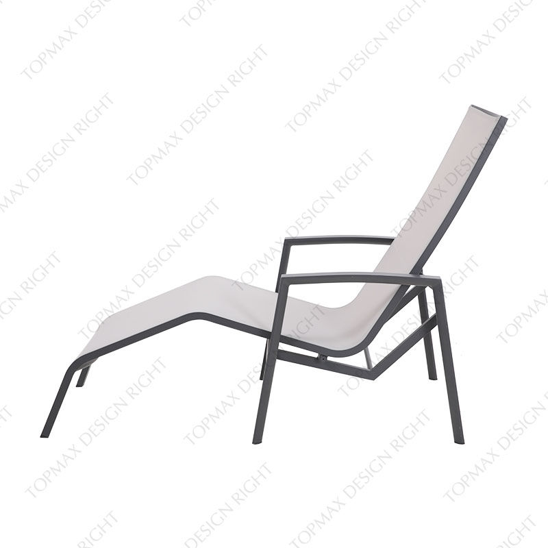 Outdoor Chaise Lounge Chairs Grey Sun Loungers For Sale 40270-B