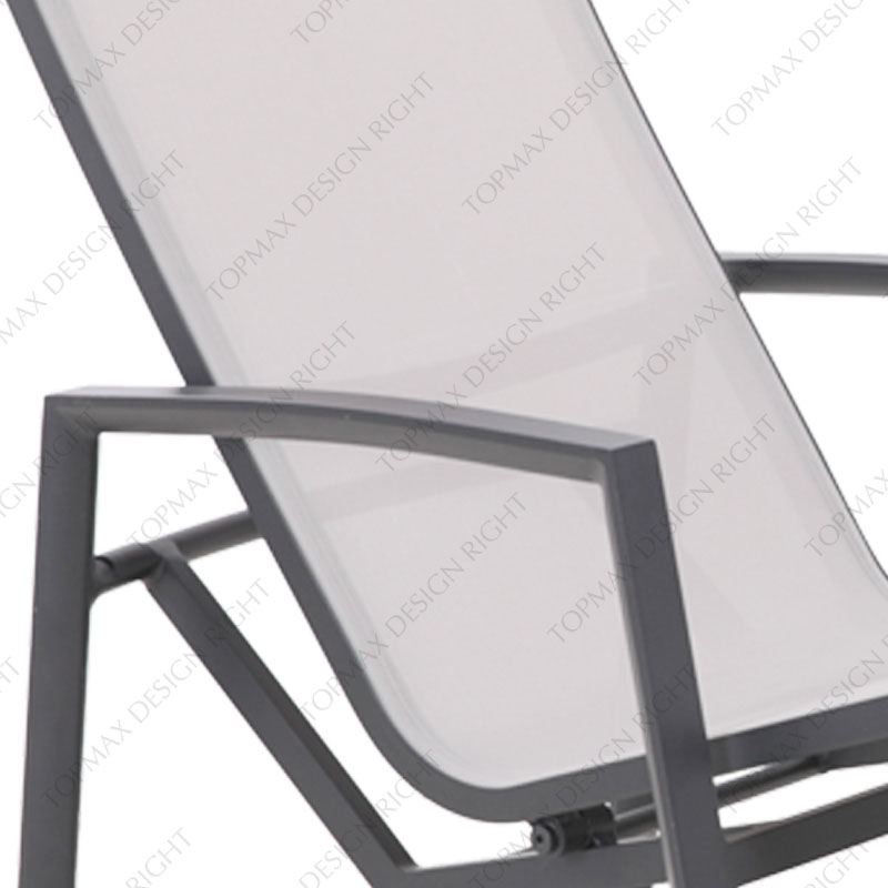 Outdoor Chaise Lounge Chairs Grey Sun Loungers For Sale 40270-B