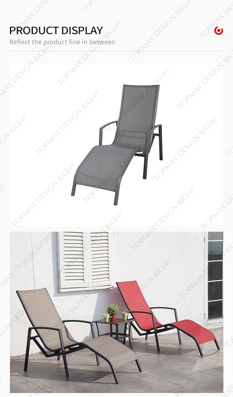 grey sun loungers