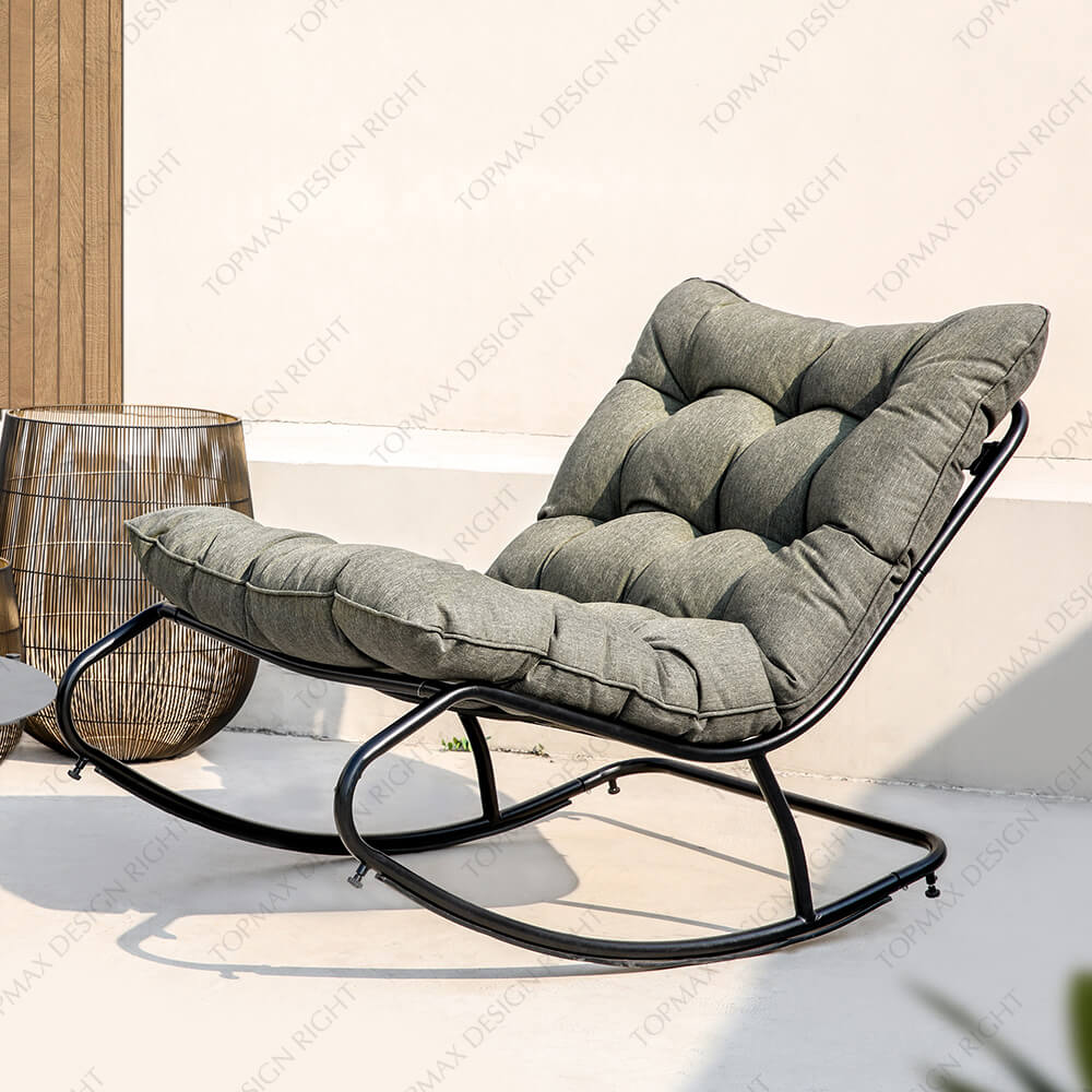 Custom Outdoor Rocking Chair, Grey Rocking Chair Supplier, Wholesale Modern  Rocking Chair
