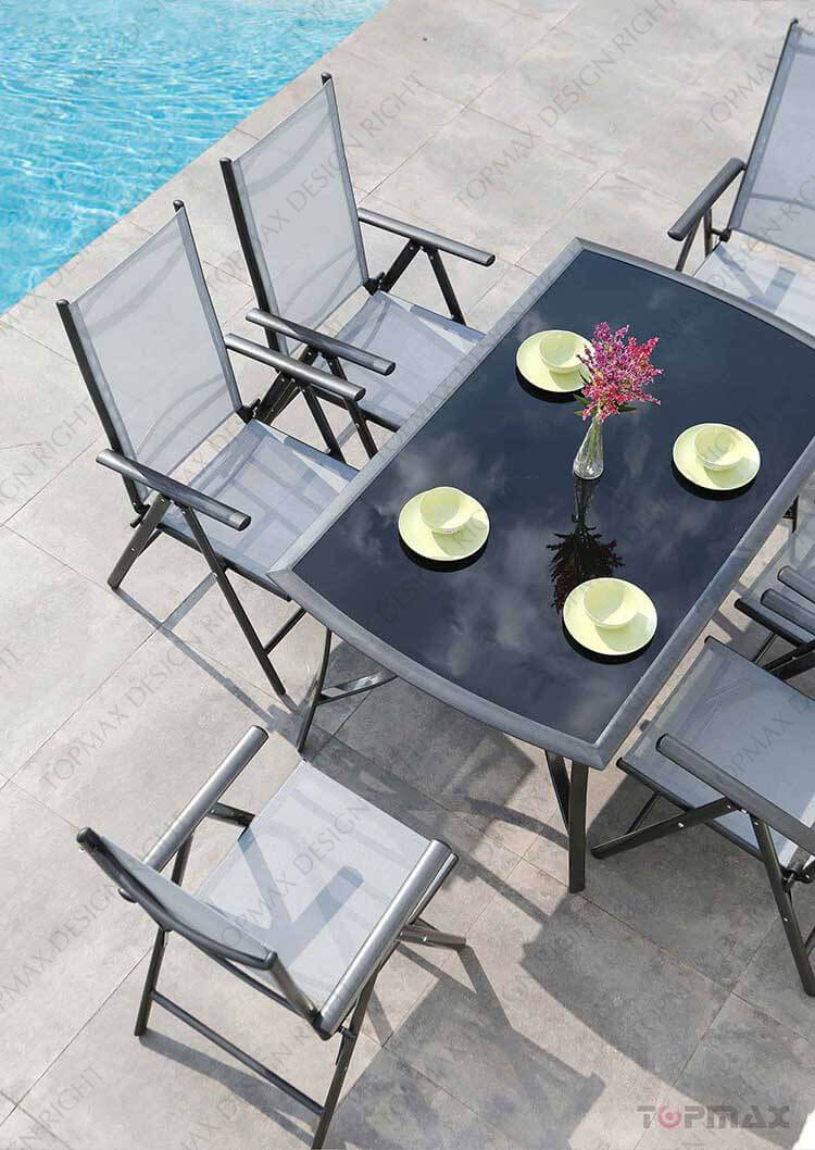 aluminium dining set