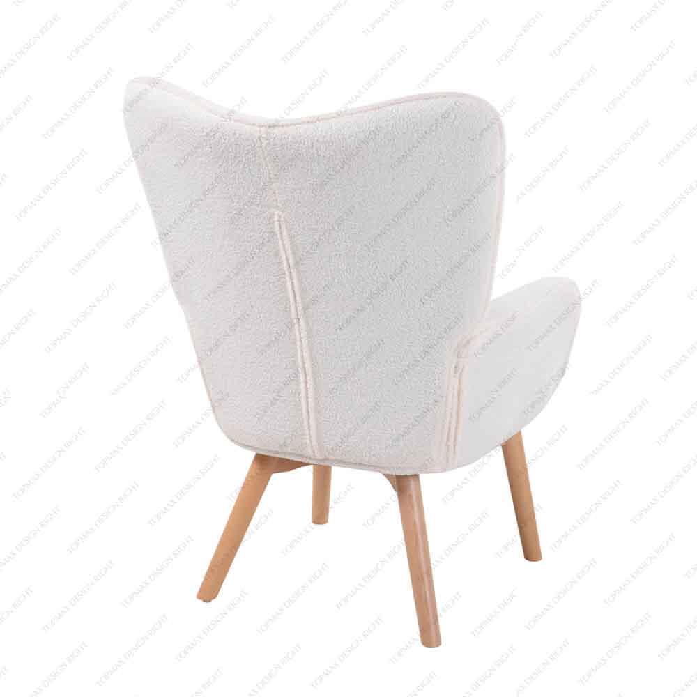 Wholesale Colorful Armchairs Casual Wooden Arm Chairs For Living Room 75077ED-KD-A