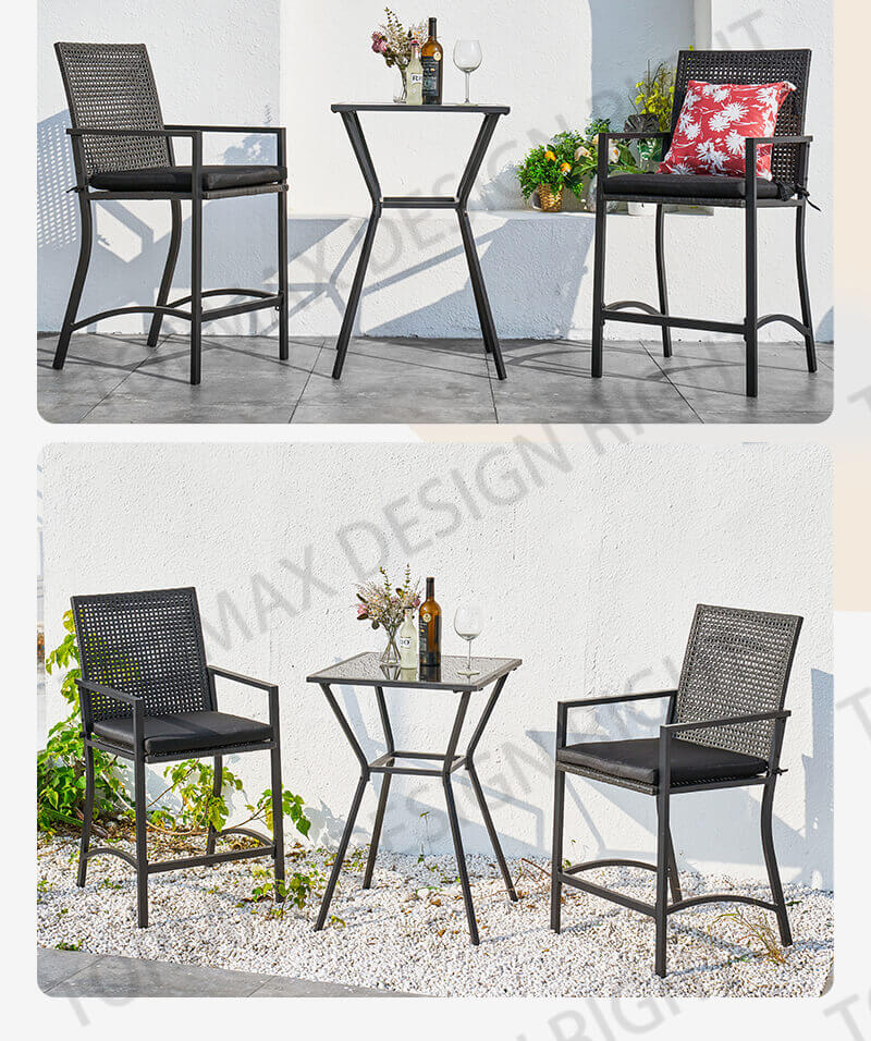 rattan bistro set