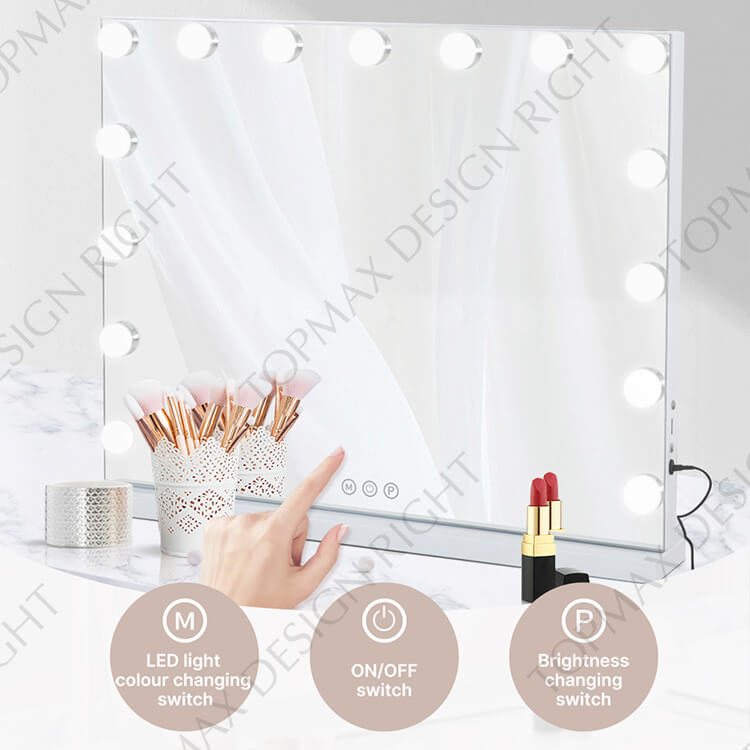 Decorative Mirrors Led Mirror With Led Bulbs 66001G35-15W