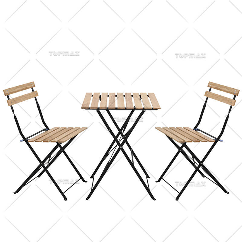 Patio Folding Outdoor Table And Chairs Garden Chair Set 22101SQ&22201DS