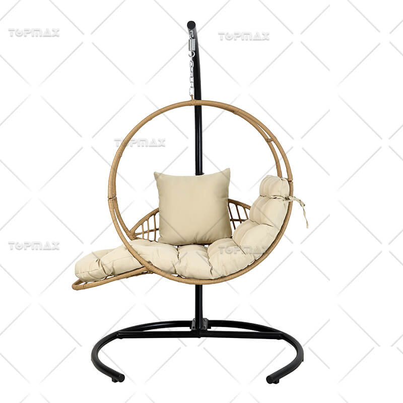Basket Hanging Garden Chair Outdoor Egg Chair With Stand 52861