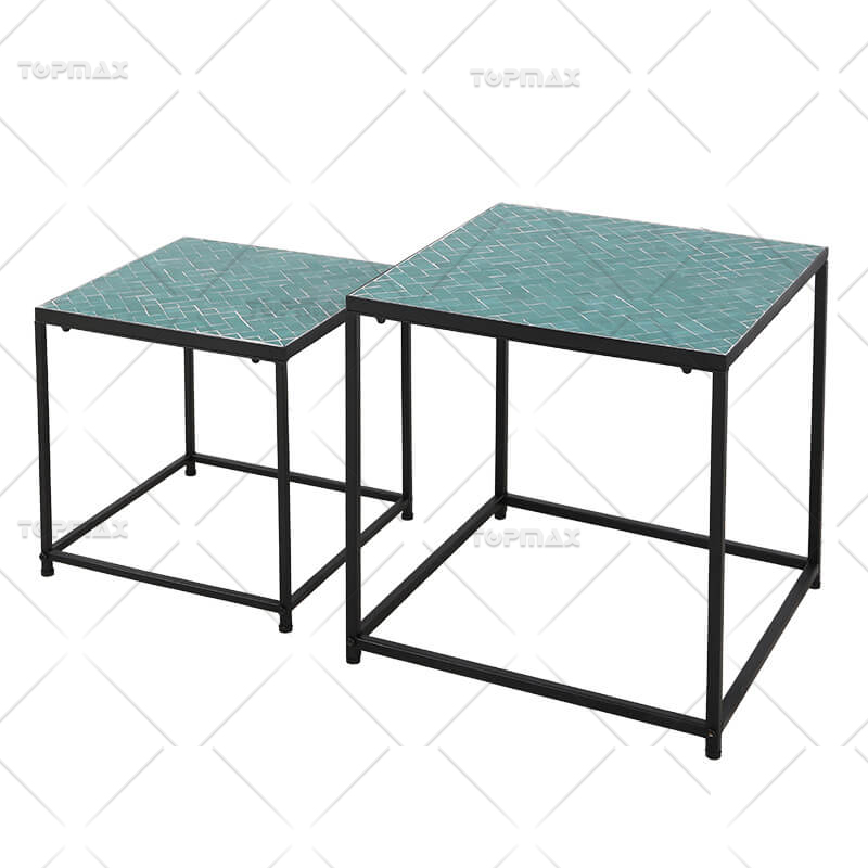 Metal Outdoor Coffee Table Target Outdoor Nesting Tables 24131AKD-SET2