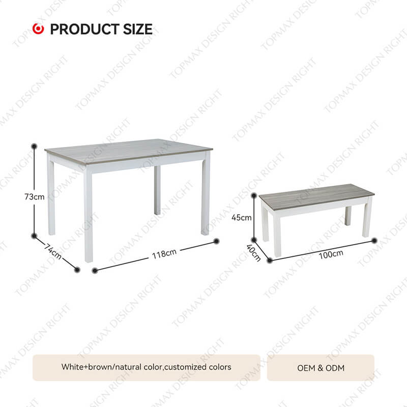 Dining Room Table Chairs Dining Table With Bench Table Set SD11109E