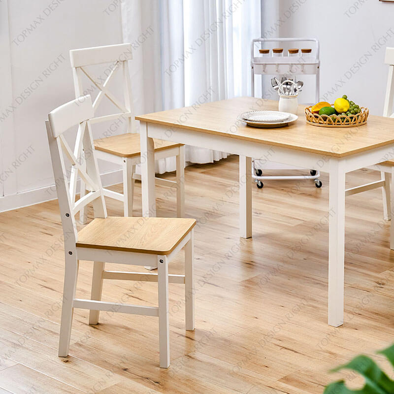 White 4 Chair Dining Tables And Chairs SD11109M