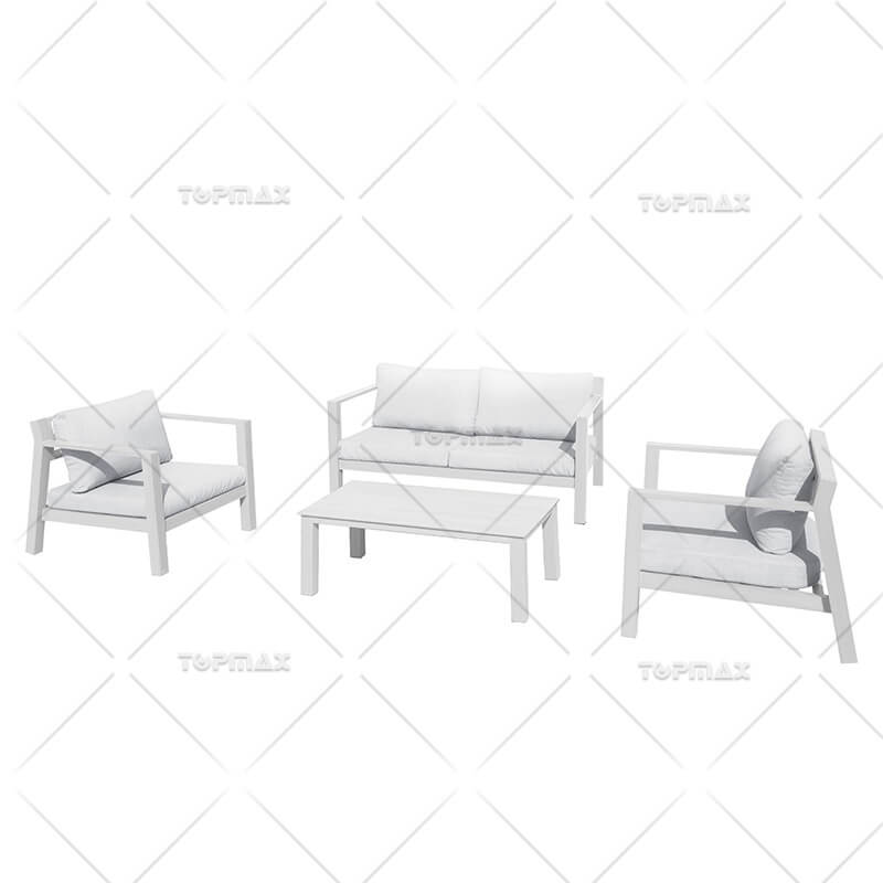 Garden Furniture Sofa Set Metal Garden Sofa Set 45678B-SET4