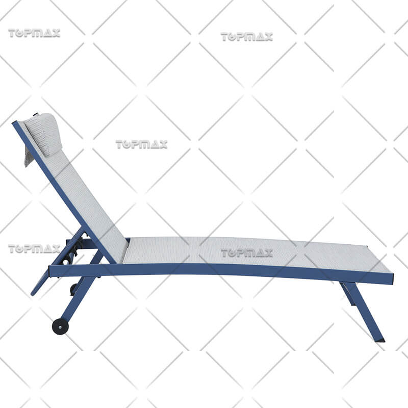 Poolside Sun Loungers Daybed Chaise Lounge With Wheels 40594T3BP-WL-KD