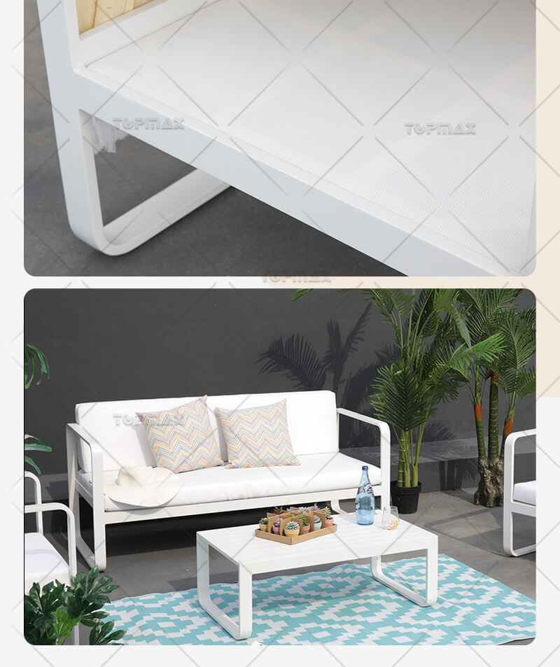 White Outdoor Sofa