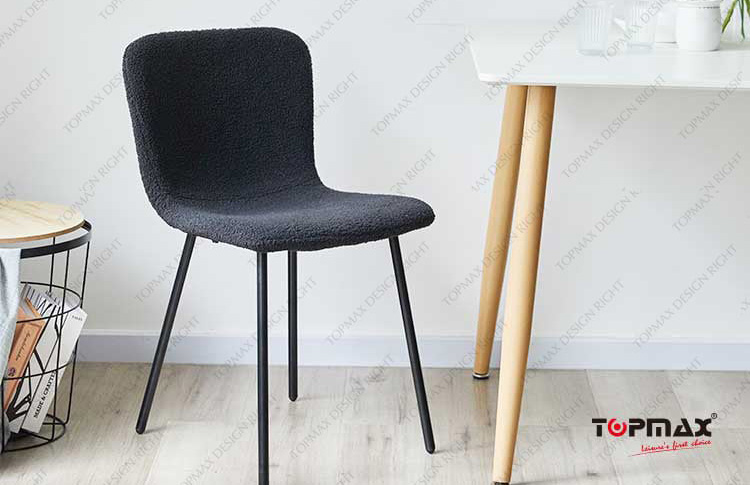 Black Metal Dining Chairs