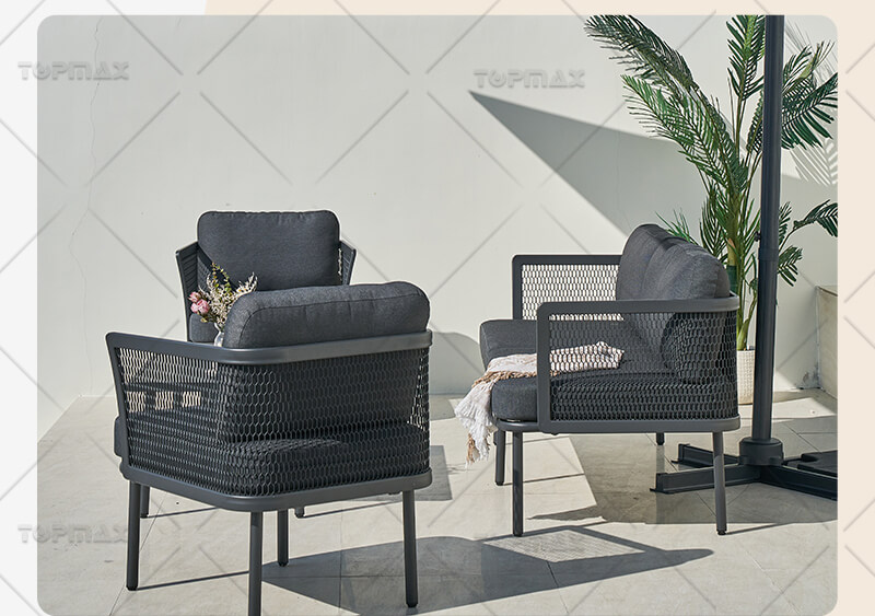 Aluminium Garden Sofa Set Factory