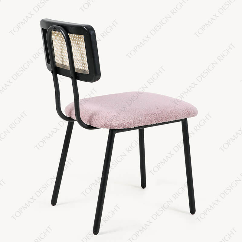 Steel Tube Rattan Dining Room Chairs SD11219A-PE