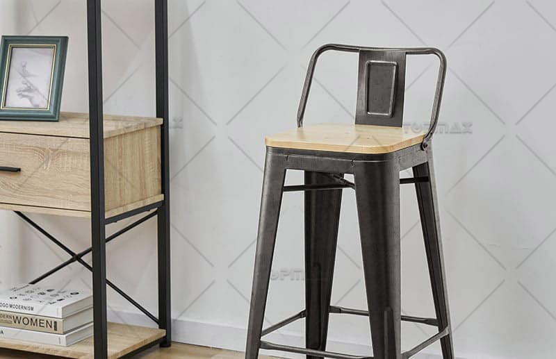 Industrial Metal Dining Chairs