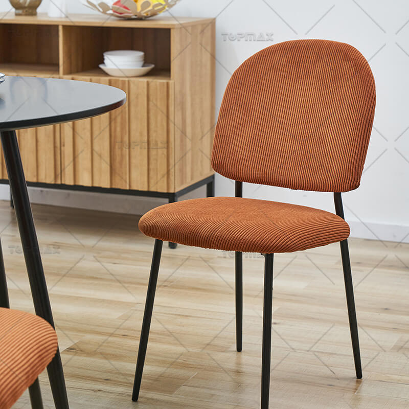 High Quality Dining Chairs Corduroy Metal 80226E