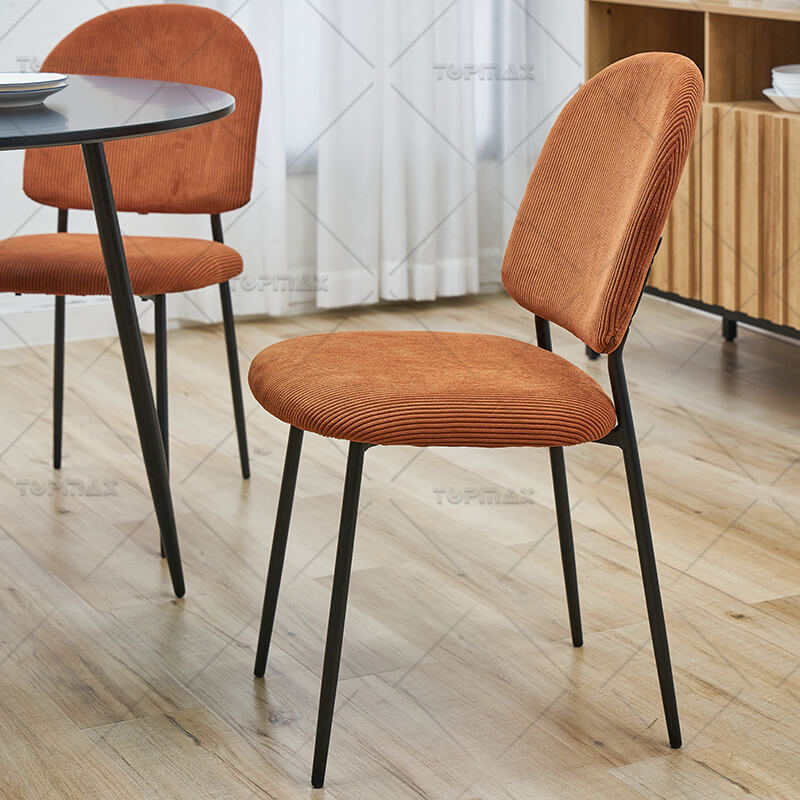 High Quality Dining Chairs Corduroy Metal 80226E