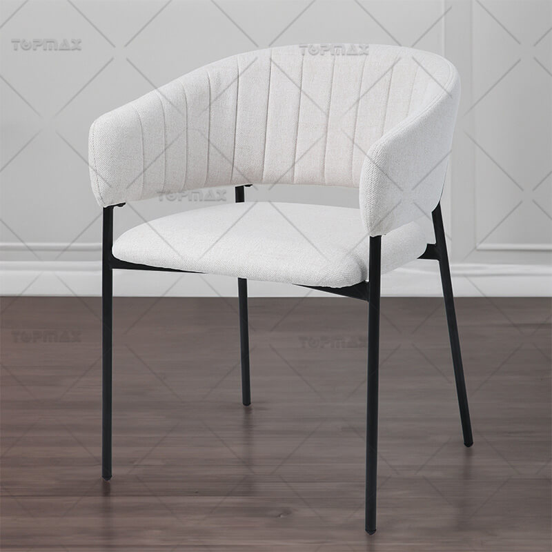 Boucle Restaurant Chairs Metal Nordic 80171F-BCL