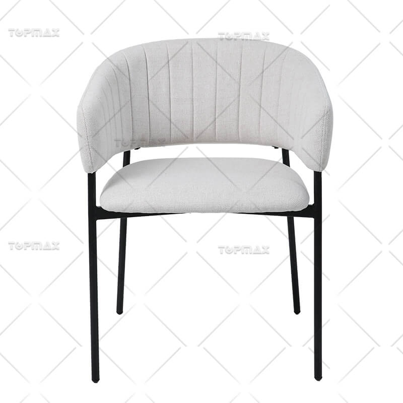 Boucle Restaurant Chairs Metal Nordic 80171F-BCL