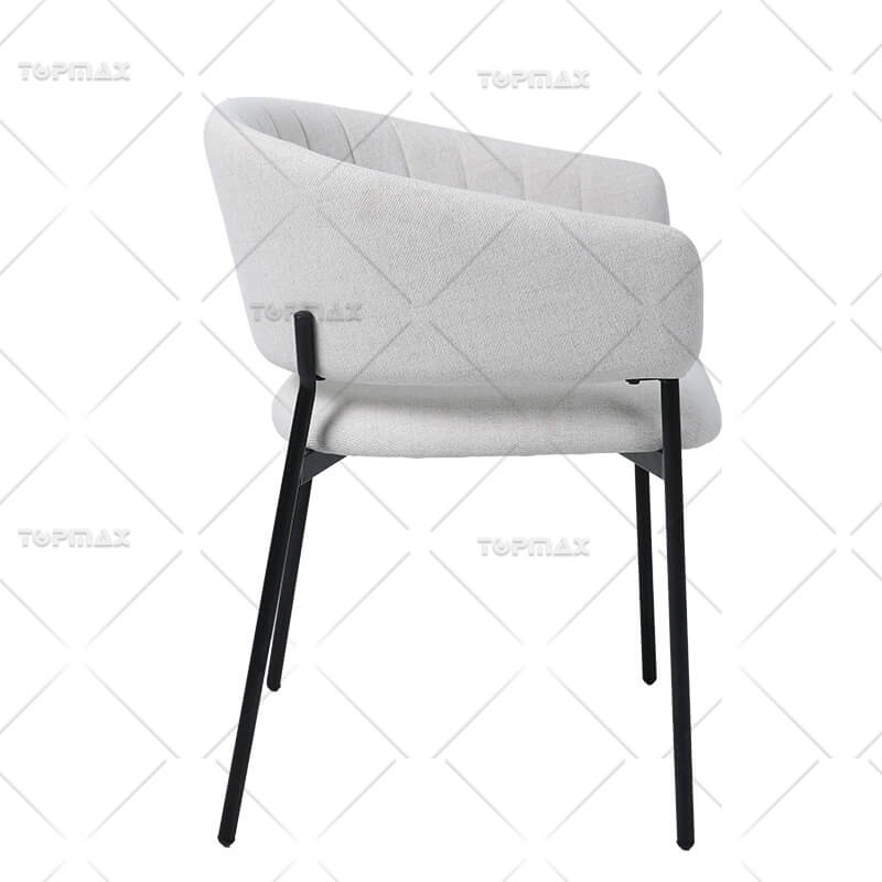 Boucle Restaurant Chairs Metal Nordic 80171F-BCL