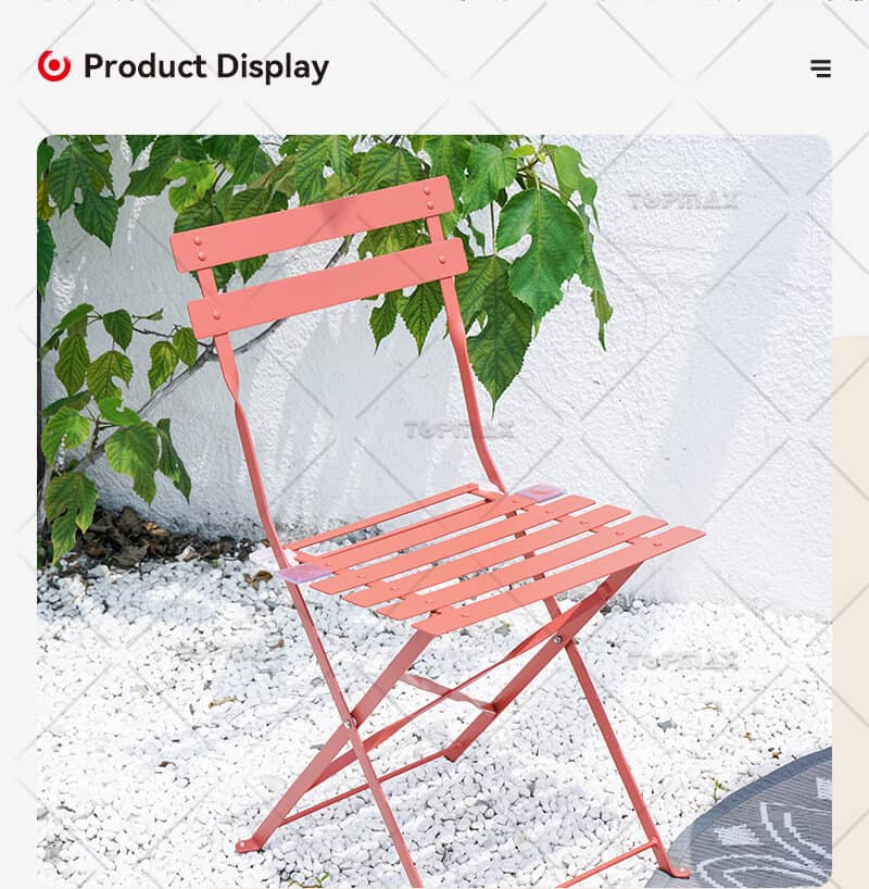 Metal Bistro Set Supplier