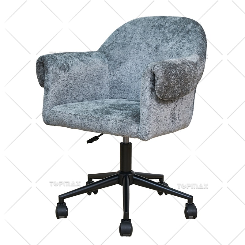 Comfortable Desk Chair Manufacturers Chenille Fabric 26877-AT