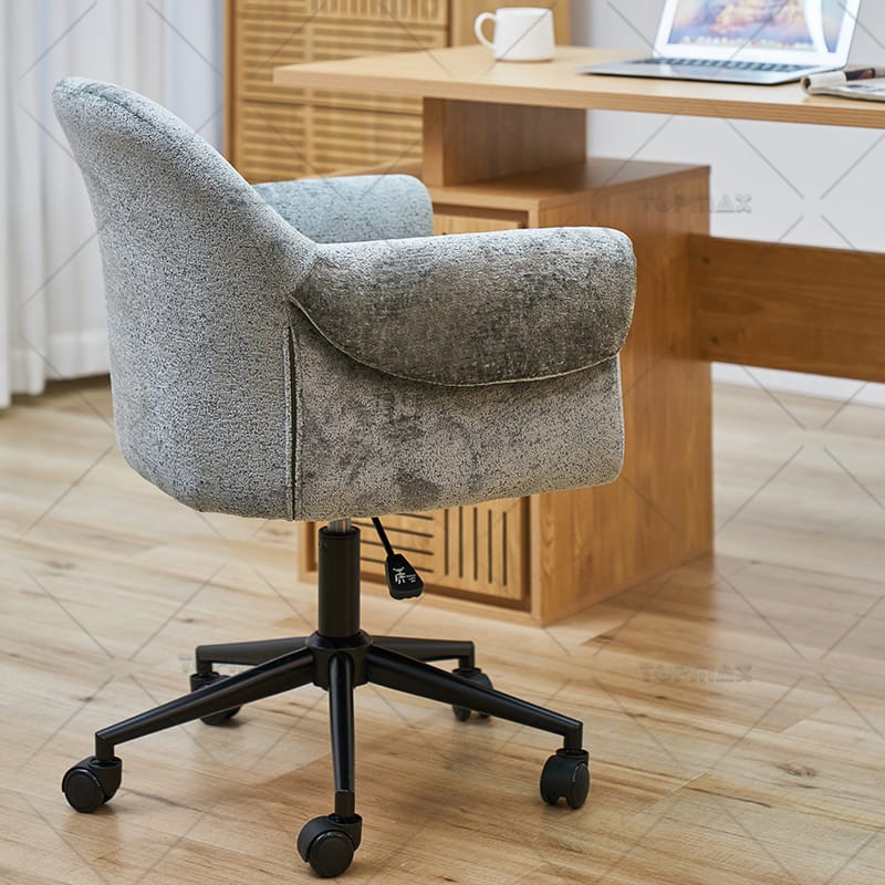 Comfortable Desk Chair Manufacturers Chenille Fabric 26877-AT