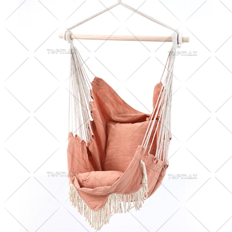 Macrame Hammock Chair With 2 Pillows 68450L-FP