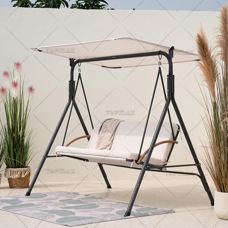 Steel 3 Seater Garden Swing Seat Armrest 20148C-3