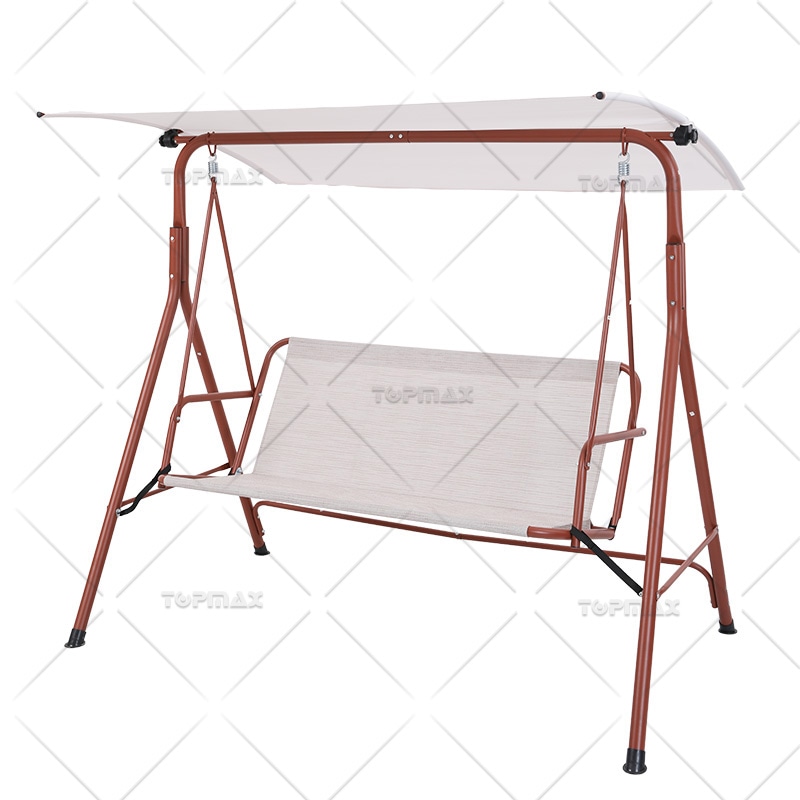 Outdoor Swing Seat Steel Polyester with Canopy 20148CT-D