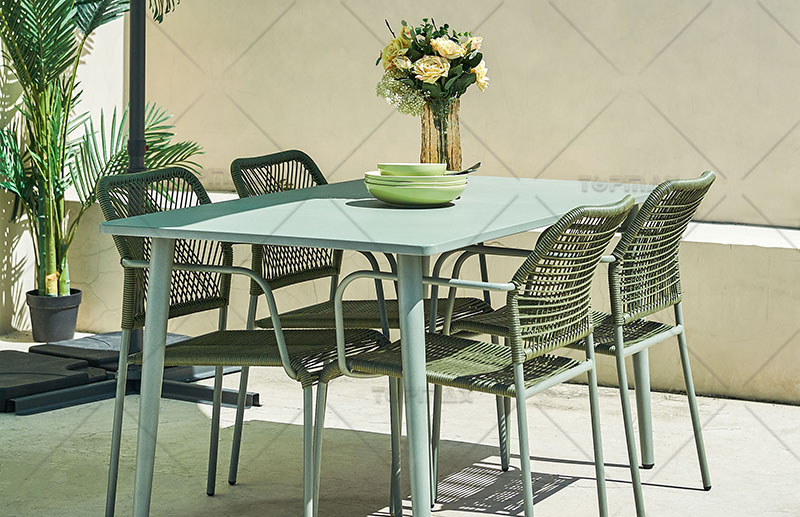 Modern Garden Dining Set Supplier